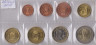 Монеты. Австрия. Набор евро 8 монет 2011 год. 1, 2, 5, 10, 20, 50 центов, 1, 2 евро. ав.