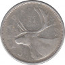 Монета. Канада. 25 центов 1964 год. ав.