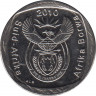 Монета. Южно-Африканская республика (ЮАР). 2 ранда 2010 год. ав.