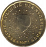 Монета. Нидерланды. 20 центов 2007 год. ав.