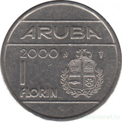 Монета. Аруба. 1 флорин 2000 год.