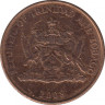 Монета. Тринидад и Тобаго. 1 цент 2008 год. ав.