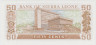 Банкнота. Сьерра-Леоне. 50 центов 1984 год. Тип 4е. рев.