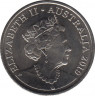 Монета. Австралия. 10 центов 2019 год. Новый тип. ав.