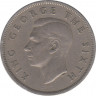 Монета. Новая Зеландия. 1/2 кроны 1949 год. рев.