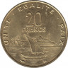 Монета. Джибути. 20 франков 1999 год. рев.