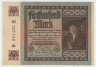 Банкнота. Германия. Веймарская республика. 5000 марок 1922 год. Водяной знак - тип 1. Серийный номер - буква , шесть цифр , буква. ав.