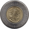 Монета. Канада. 2 доллара 2023 год. 100 лет со дня рождения Жан-Поля Риопеля.
