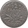 Монета. Франция. 0,5 франка 1967 год. ав.