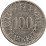 Монета. Финляндия. 100 марoк 1959 год. рев
