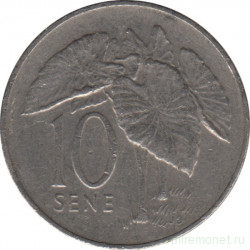 Монета. Самоа. 10 сене 2000 год.
