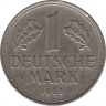 Монета. ФРГ. 1 марка 1963 год. Монетный двор - Штутгарт (F). ав.