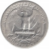 Монета. США. 25 центов 1939 год.