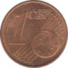 Монета. Словакия. 1 цент 2013 год. рев.