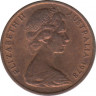 Монета. Австралия. 1 цент 1978 год. ав.