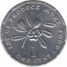 Монета. Ямайка. 1 цент 1991 год. рев.