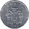 Монета. Ямайка. 1 цент 1991 год. ав.