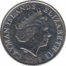 Монета. Каймановы острова. 25 центов 2008 год. рев.