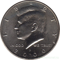 Монета. США. 50 центов 2000 год. Монетный двор D.