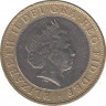 Монета. Великобритания. 2 фунта 1998 год. рев.