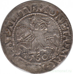 Монета. Литва. Полугрош 1560 год. Сигизмунд II Август.