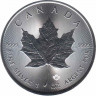 Монета. Канада. 5 долларов 2022 год. Кленовый лист. ав.
