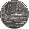 Монета. Куба. 1 конвертируемый песо 2000 год. рев.