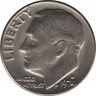Монета. США. 10 центов 1974 год. Монетный двор D. ав.