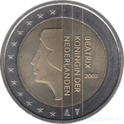 Монеты. Нидерланды. Набор евро 8 монет 2003 год. 1, 2, 5, 10, 20, 50 центов, 1, 2 евро.