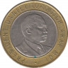 Монета. Кения. 10 шиллингов 1995 год. рев.
