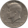Аверс. Монета. США. 50 центов 1972 год.