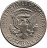 Реверс. Монета. США. 50 центов 1972 год.