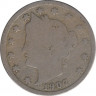 Монета. США. 5 центов 1907 год. ав.