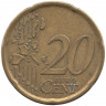 Монета. Испания. 20 центов 2006 год.