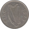 Монета. Ирландия. 10 пенсов 1975 год. ав.