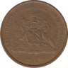Монета. Тринидад и Тобаго. 1 цент 2007 год. ав.