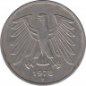 Монета. ФРГ. 5 марок 1978 год. Монетный двор - Штутгарт (F). ав.
