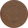 Монета. Бельгия. 5 центов 2011 год. ав.