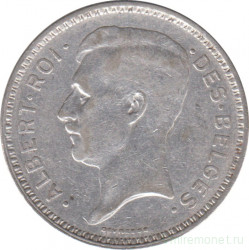 Монета. Бельгия. 20 франков 1934 год.  Des Belges.
