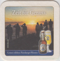Подставка. Пиво  "Flensburger".