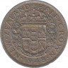 Монета. Новая Зеландия. 1/2 кроны 1948 год. ав.