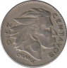 Монета. Колумбия. 10 сентаво 1954 год. рев.