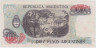 Банкнота. Аргентина. 10 песо 1983 - 1984 года. Тип 313а (1). рев.