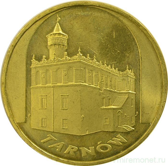 Монета. Польша. 2 злотых 2007 год. Тарнув.