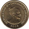 Монета. Дания. 10 крон 2008 год. Международный полярный год - Сириус. рев.