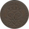  Монета. Швеция. 1 эре 1910 год . ав.