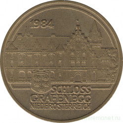 Монета. Австрия. 20 шиллингов 1984 год. Дворец Графенег.