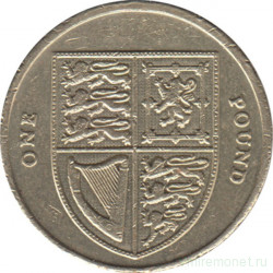 Монета. Великобритания. 1 фунт 2010 год.