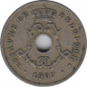 Монета. Бельгия. 5 сантимов 1907 год. BELGIQUE. ав.