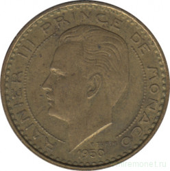 Монета. Монако. 10 франков 1950 год.